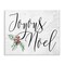 Stupell Industries Joyous Noel Christmas Botanicals Canvas Wall Art